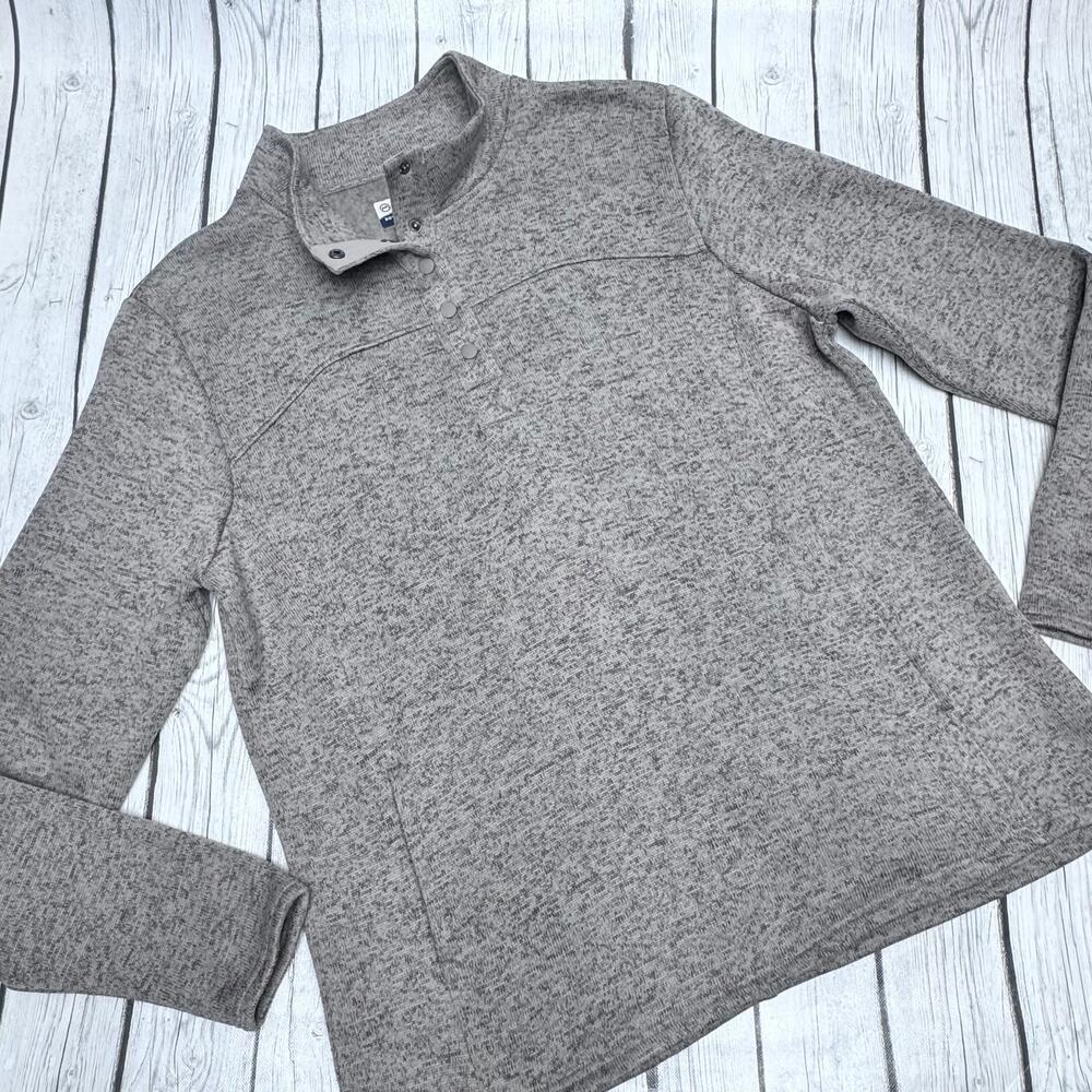 Women’s Magellan Outdoors Campfire 1/4 Snap Boyfriend Sweater Fleece Size XXLg